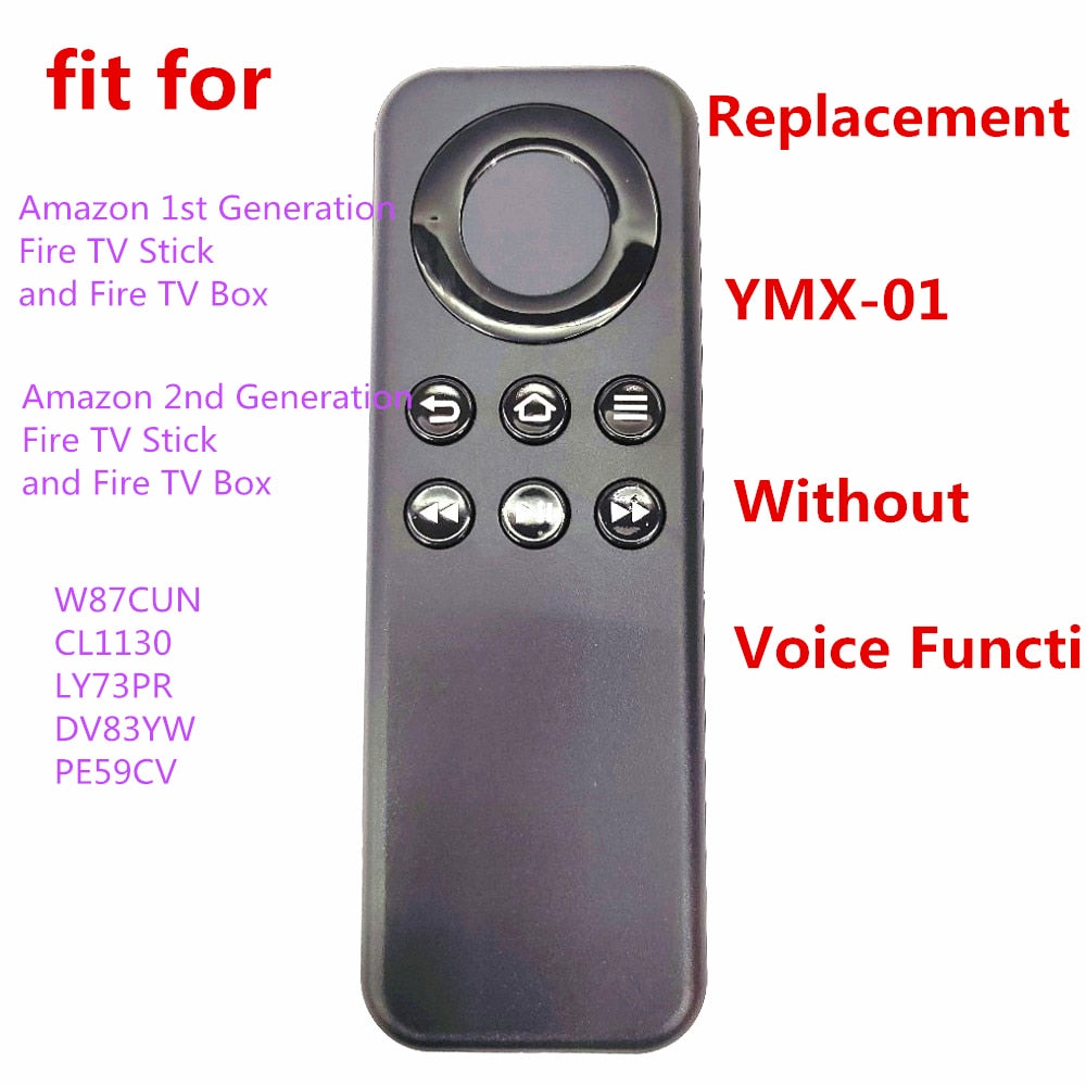 NEW CV98LM Replacement YMX-01 for Amazon Fire TV Stick BOX Remote Control Clicker Bluetooth Player Fernbedienung.