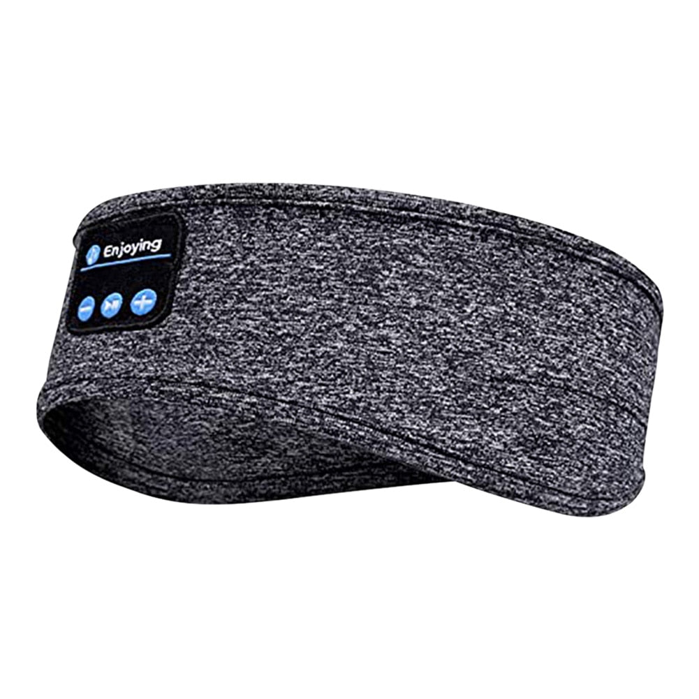 Wireless Bluetooth Sports Headband Music Sleep Headphones Soft Elastic Yoga Fitness Running Stereo Earphone Headset Speakers.