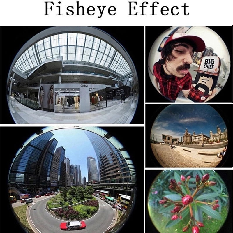 Fish Eye Lens Wide Angle Macro Fisheye Lens Zoom For iphone 12 11 XS MAX X Mobile Phone Camera Lens Kit ojo de pez para movil.