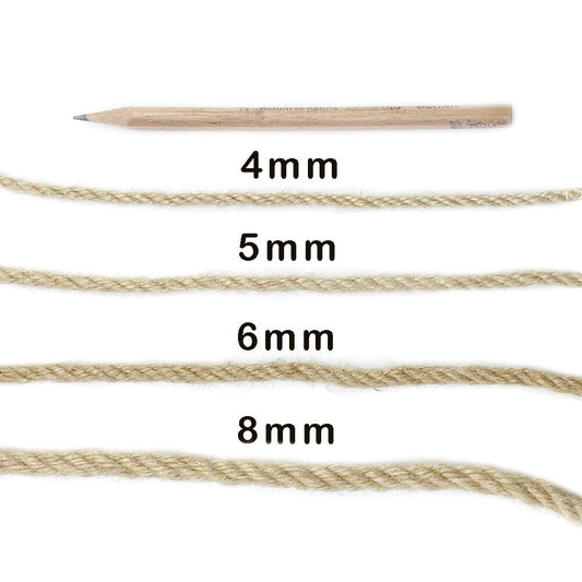 Natural Hemp Rope Cat Tree House DIY Cat Scratcher Rope Climbing Frame Replacement Binding Twine Rope For Cat Sharpen Claw