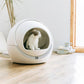 Self-Cleaning Cat Litter Box Cats Sandbox Smart Toilet Rotary Training Detachable Bedpan Cat Sand Mat For Multiple Cats