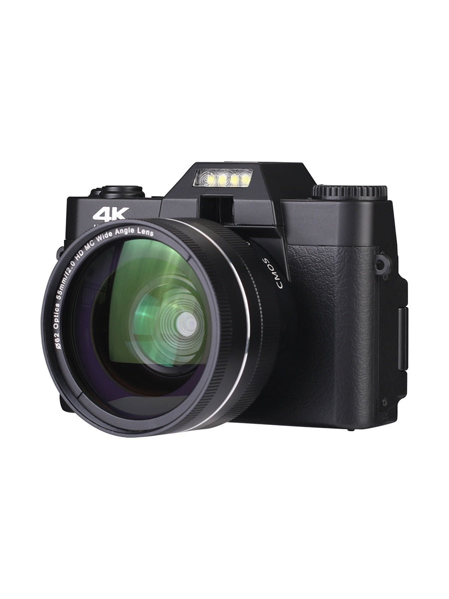 KOMERY Digital Camera 4K Camera 3.0 Inch LCD Flip Screen Video Camera 16X Digital Zoom HD Output Support WiFi Selfie Cam.