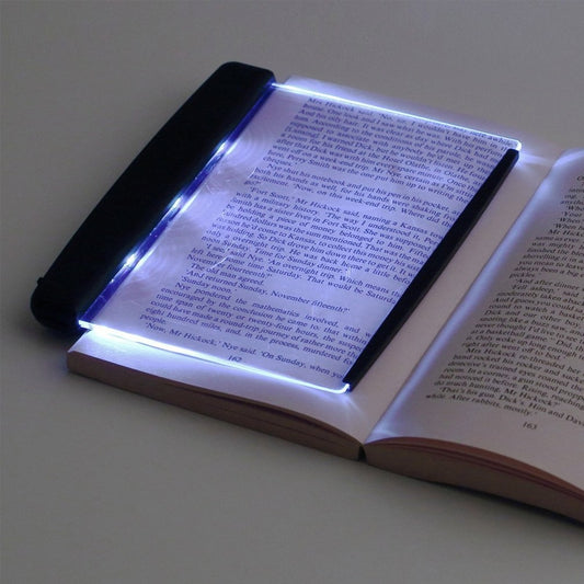 Flat Plate LED Book Light Reading Night Light Portable Travel Dormitory Desk Lamp Home Kid Bedroom Read Creative Reading Gadgets.