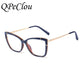 New Fashion Square Anti-blue Glasses Frame Women Brand Vintage Optical Computer Transparent Eyeglasses Female Oculos Feminino
