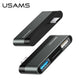 USAMS Type-C Cable Mini Hub USB 3.0 2.0 Hub Multi USB Splitter Adapter For iPad Pro/Laptop/Phone/PC USB-Hub Expander High Speed.