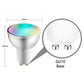 AVATTO GU10 WiFi Smart Bulb, 5W RGB+WW+CW LED Lamp Cup with Dimmable Timer Function Magic Bulb Works for Alexa Google Home Echo.