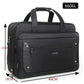 Large Capacity Business Men 17 Inches Briefcases Black Bags Men&#39;s Waterproof Computer Laptop Briefcase Male Travel Shoulder Bag