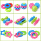 10PCS Randomly Puppy Pet Toys For Small Dogs Rubber Resistance To Bite Dog Toy Teeth Cleaning Chew Training Toys Pet Supplies