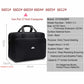 Large Capacity Business Men 17 Inches Briefcases Black Bags Men&#39;s Waterproof Computer Laptop Briefcase Male Travel Shoulder Bag