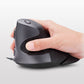 Delux M618 BU Ergonomic Vertical Mouse 6 Buttons 800/1200/1600 DPI Optical Right Hand Mice with Wrist mat For PC Laptop.