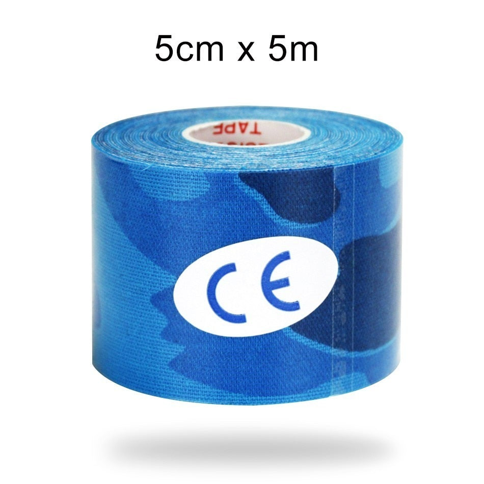 WorthWhile Kinesiology Tape Athletic Recovery Elastic Tape Kneepad Muscle Pain Relief Knee Pads Support for Gym Fitness Bandage