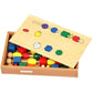 Kids Montessori Toys Colorful Wood Blocks Beading Games for Infant Learning Shape Color Cognitive Gifts Boys Girls Bead Stick