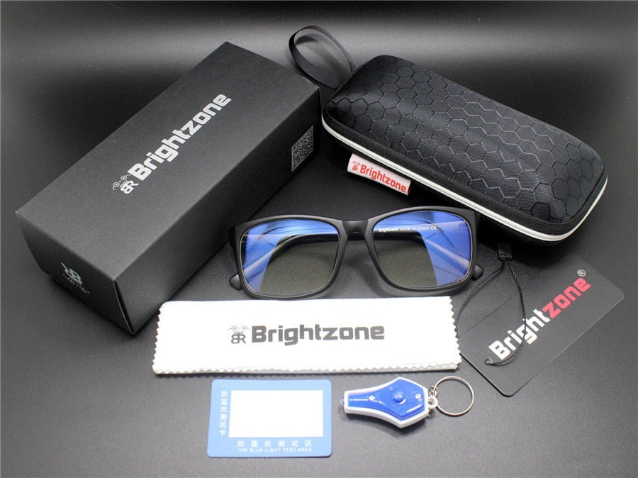 Anti Blue Light Blocking Filter Reduces Digital Eye Strain Clear Regular Computer Gaming SleepingBetter Glasses Improve Comfort