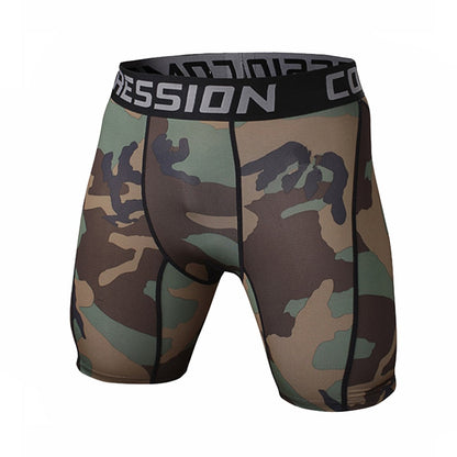 New 2019 Mens Tight Elastic Compression Shorts Fitness Brand Clothing Wicking Bermuda Short Pants Homme Men Bodybuilding Shorts