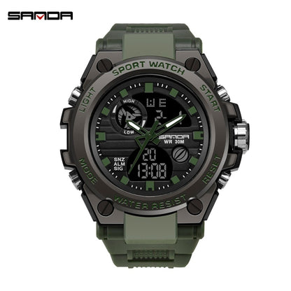SANDA Brand G Style Men Digital Watch Shock Military Sports Watches Fashion Waterproof Electronic Wristwatch Mens 2020 Relogios.