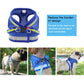 Dog Harness with Leash Summer Pet Adjustable Reflective Vest Walking Lead for Puppy Polyester Mesh Harness for Small Medium Dog.