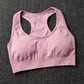 Vital Seamless Sports Bra Medium Support Running Racerback Yoga Bra Vest Type Brassiere Sport Woman Fitness Bra Top Activewear