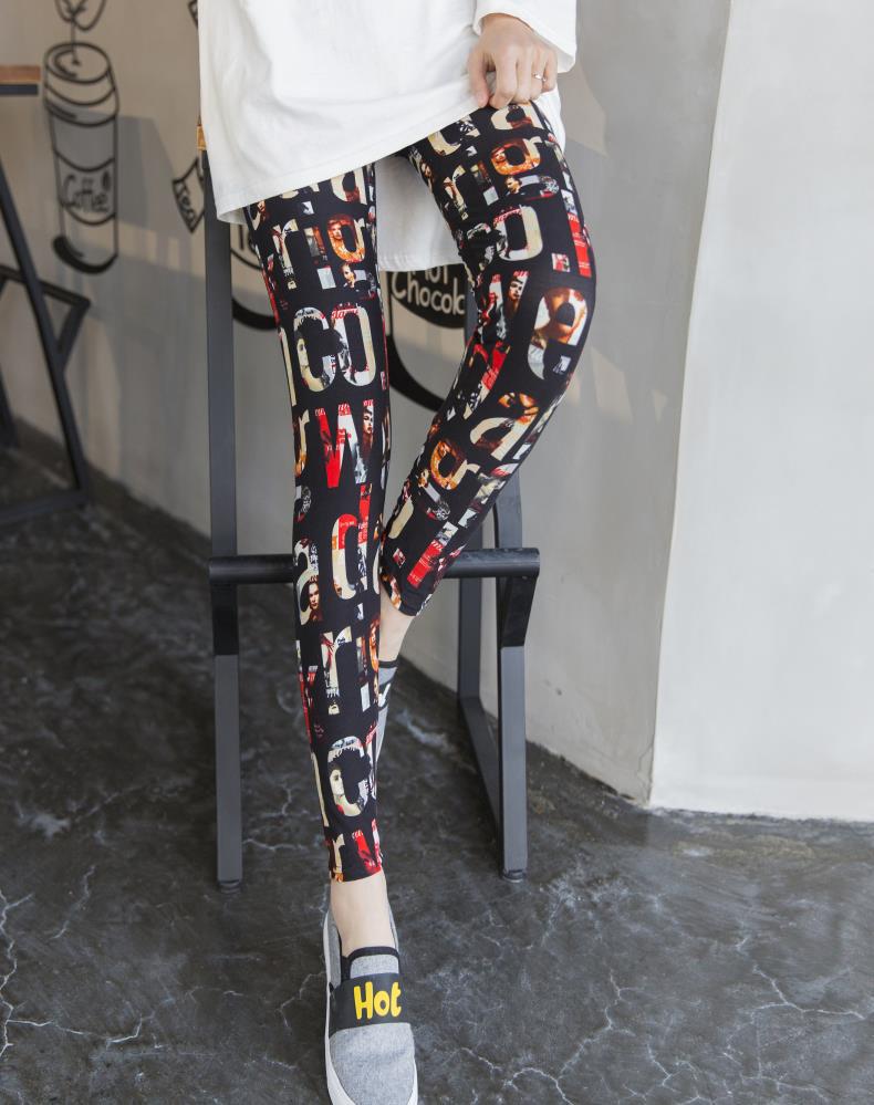 2022 Camouflage Printing Elasticity Leggings Fitness Pant Legins Casual Legging For Women