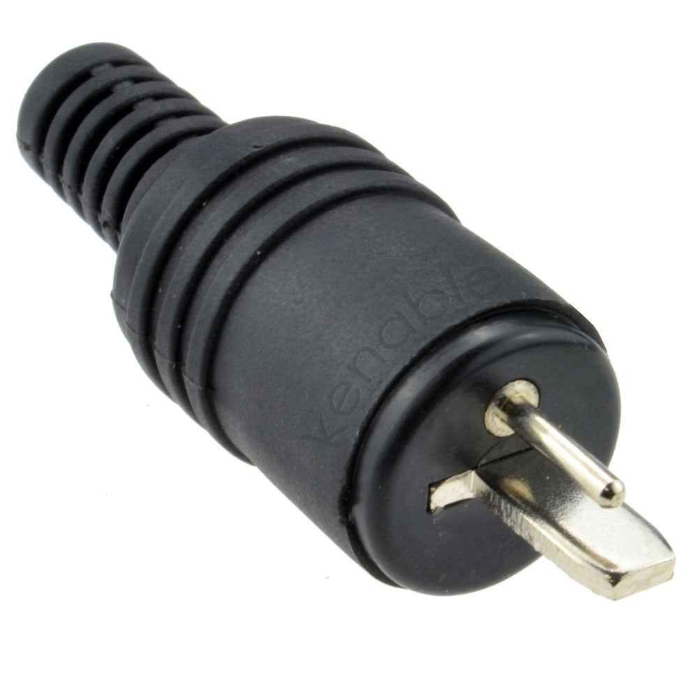 2 pcs 2 pin Black DIN Plug Speaker and HiFi Connector Screw Terminals Connector Power Audio Lamp Signal Plug Adapters.