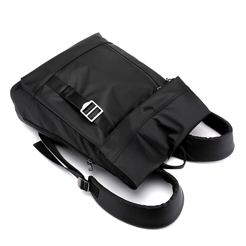 Large Capacity Backpack Business Laptop Backbag Roomy Anti-theft Comfortable Business Men Leisure Backpack Black.