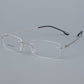 BCLEAR Titanium Alloy Rimless Glasses Frame Men Ultralight Prescription Myopia Optical Eyeglasses Male Frameless Eyewear 6 color