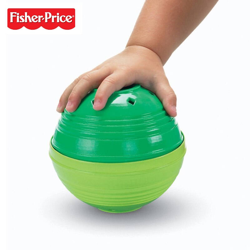 Fisher-Price Brilliant Basics Stack & Roll Cups Children Educational Toy Pierwsze Klocki Malucha K7166 For Kid Birthday Gift