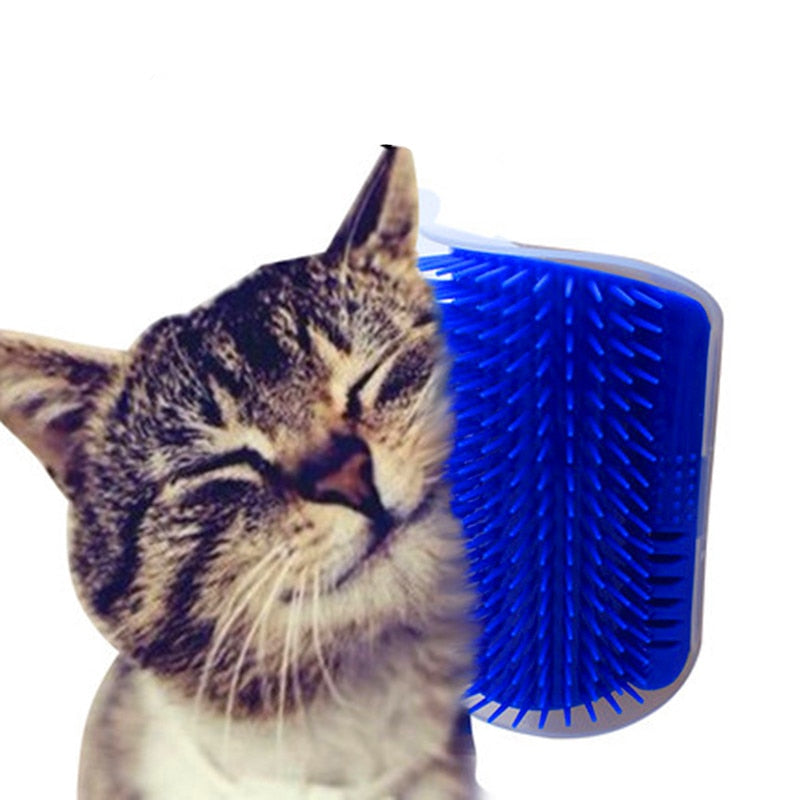 Pet Cat Self Groomer For Cat Grooming Tool Hair Removal Comb Dogs Cat Brush Hair Shedding Trimming Massage Device With Catnip