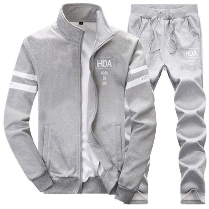 BOLUBAO Men Tracksuit Outwear Set 2 Pieces Autumn Sporting Male Fitness Sweatshirts &amp; Sweatpants Sets Men's