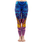 Brands Women Fashion Legging Aztec Round Ombre Printing leggins Slim High Waist  Leggings Woman Pants