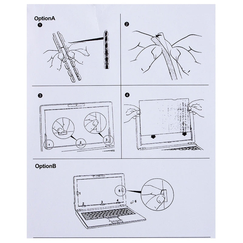 14 inch Privacy Screen Filter Anti-peeping Protector film for 16:9 Widescreen Laptop 310mm*174mm.