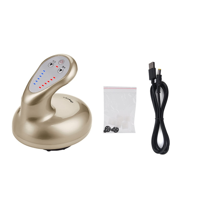 Vacuum Suction Body Slimming Device Ultrasonic RF Scraping Massager Electric Gua Sha Cupping Anti Fat Acupoint Detoxification 31.