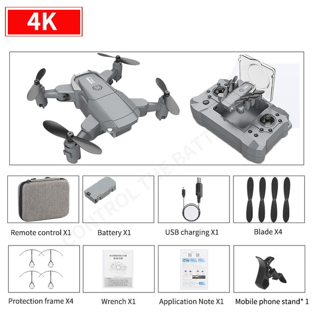 New mini KY905 drone 4K HD camera, GPS WIFI FPV vision foldable rc quadcopter professional drone.