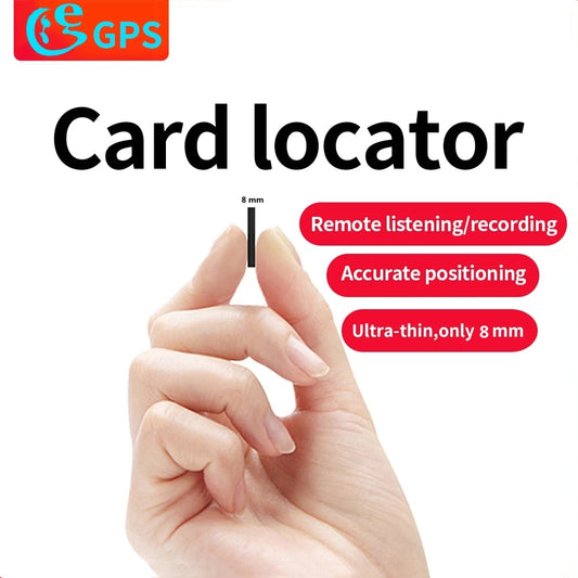 Ultra-Thin 8mm Hidden Locator Mini Car GPS Tracker Real-Time Voice Control Recording GPS Tracker for Vehicle Motorcycle.