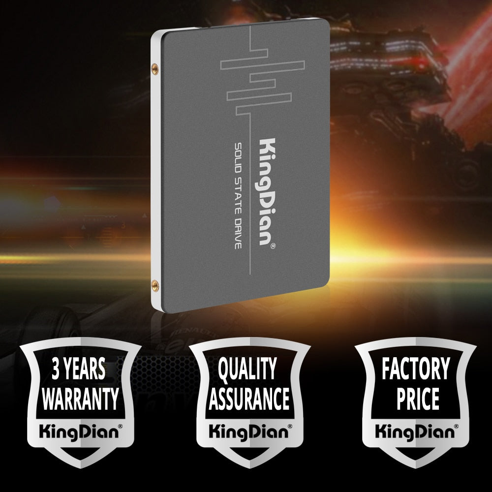 Kingdian SSD 1TB 2TB 480GB Internal Solid State Hard Drives SATA 120GB 240GB 512GB HDD 2.5 60GB For Laptop Desktop Computer.