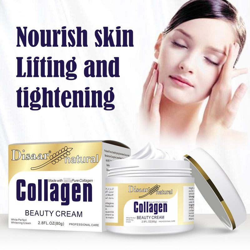 Collagen Cream Best Moisturizer Hyluronic Face Lift Whitening Cream Skin Care Moisturizing Anti-aging Anti Wrinkle Facial Cream