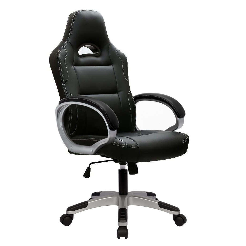 Gaming Computer Chair Ergonomic Office PC Swivel Desk Chairs for Gamer Adults and Children with Arms