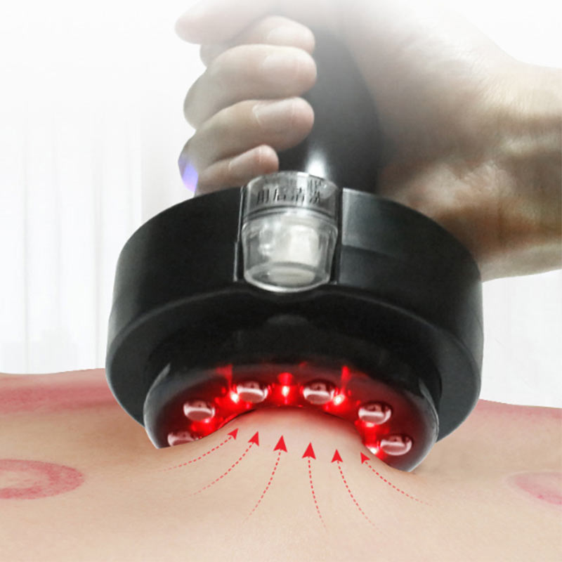 Electric Scraping Lymphatic Cupping guasha Device Therapy Massager Body Relaxation Stimulate Acupoints Detoxification Machine.