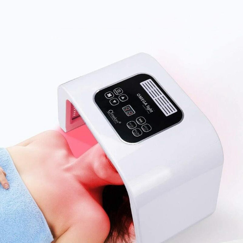 Foldable LED Facial Device Spectrometer Acne Removal Agent Photon Skin Rejuvenation Beauty Salon Device Phototherapy Instrument.