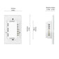 Smart Wifi Touch Switch No Neutral Wire Required Smart Home 1/2/3 Gang Light Switch 220V Support Alexa Tuya App 433RF Remote.