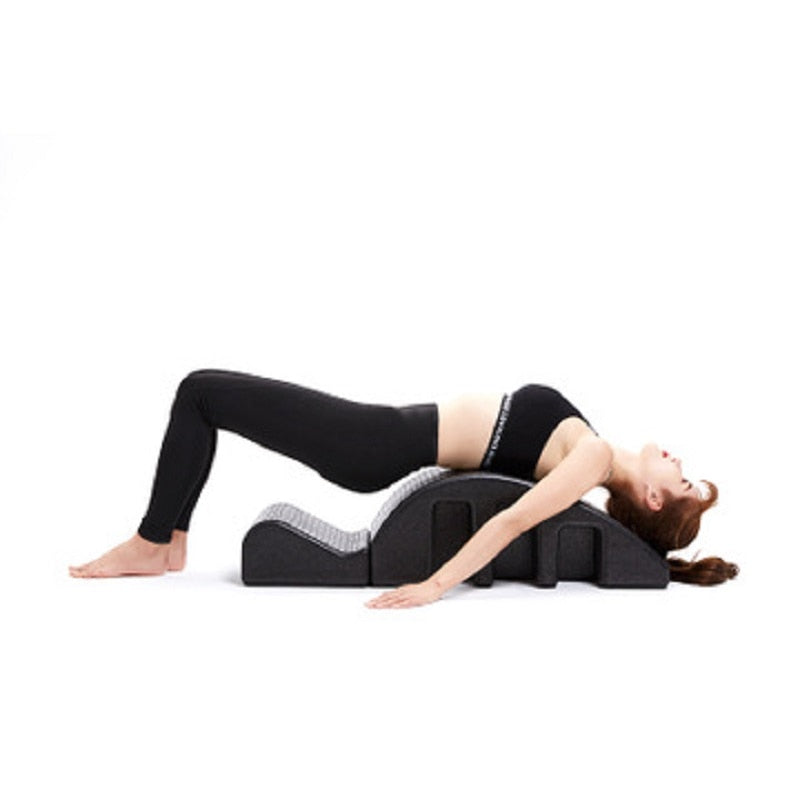 Yoga Pilates Arc Bending Cervical Vertebra Fitness Equipment PE S-Curve Shape Spine Corrector Fitness Yoga Training Accessories