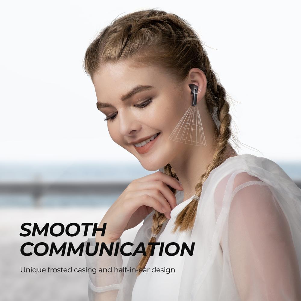 SOUNDPEATS TrueAir2 Wireless Earbuds Bluetooth V5.2 Headset QCC3040 aptX 4 Mic CVC Noise Cancellation TWS+ Wireless Earphones.