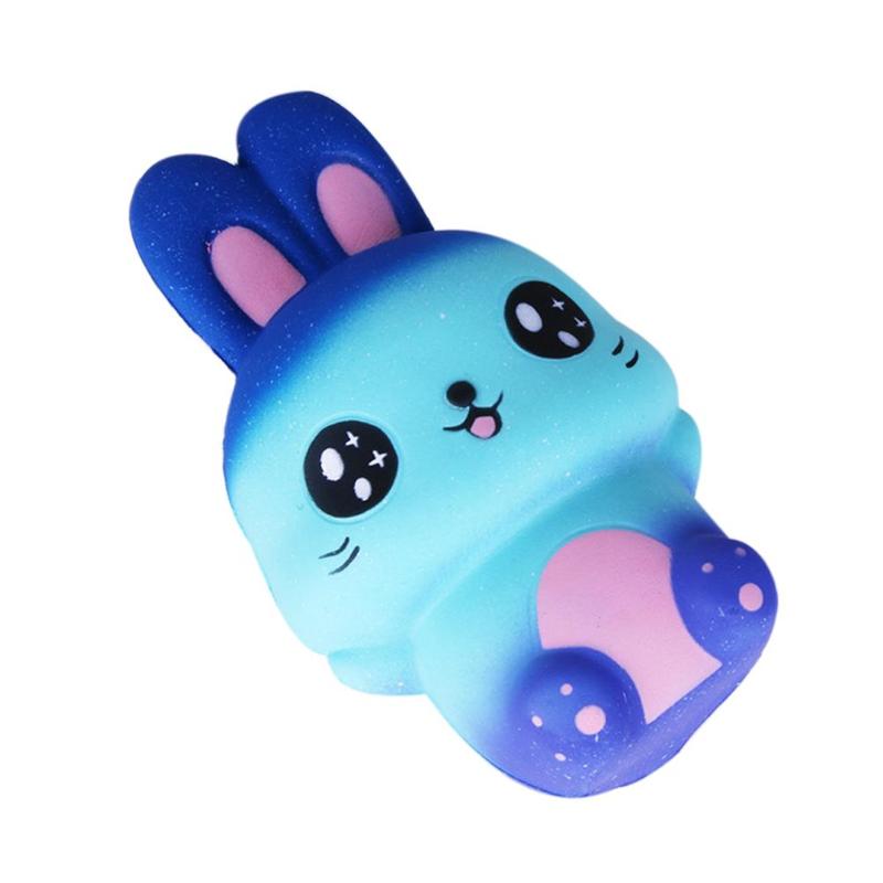 Antistress Squishy Animales Rabbit Galaxy Simulated Animal Doll Slow Rising Bread Scented Squeeze Toy Stress Relief Fun for Kid