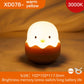 Led Children Night Light For Kids Soft Silicone USB Rechargeable Bedroom Decor Gift Animal Chick Touch Night Lamp MOONSHADOW.