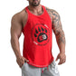 Men&#39;s fashion Sleeveless Fitness Bodybuilding Muscle Undershirt Gym Running Exercise Sport Tank Top Men Vest