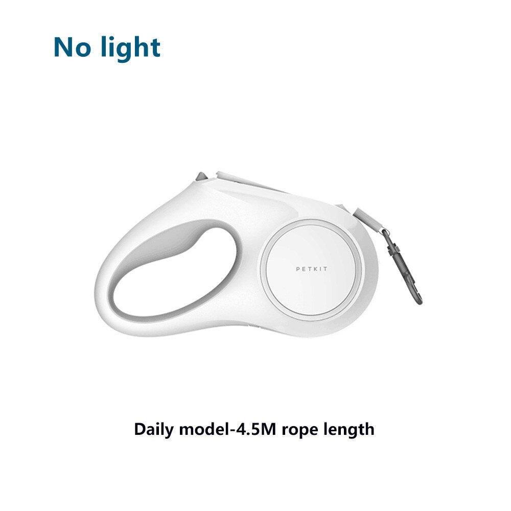 Xiaomi Petkit Go Shine max Pet Leash Dog Traction Rope Flexible Ring Shape 3m / 4.5m with Rechargeable LED Night Light
