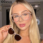 48296 TR90 Anti Blue Light Optical Glasses Frames Polarized Sunglasses With Magnetic Clip Men Women Fashion Computer Eyeglasses