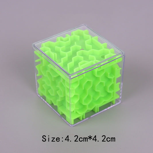 TOBEFU 3D Maze Magic Cube Transparent Six-sided Puzzle Speed Cube Rolling Ball Game Cubos Maze Toys for Children Educational.