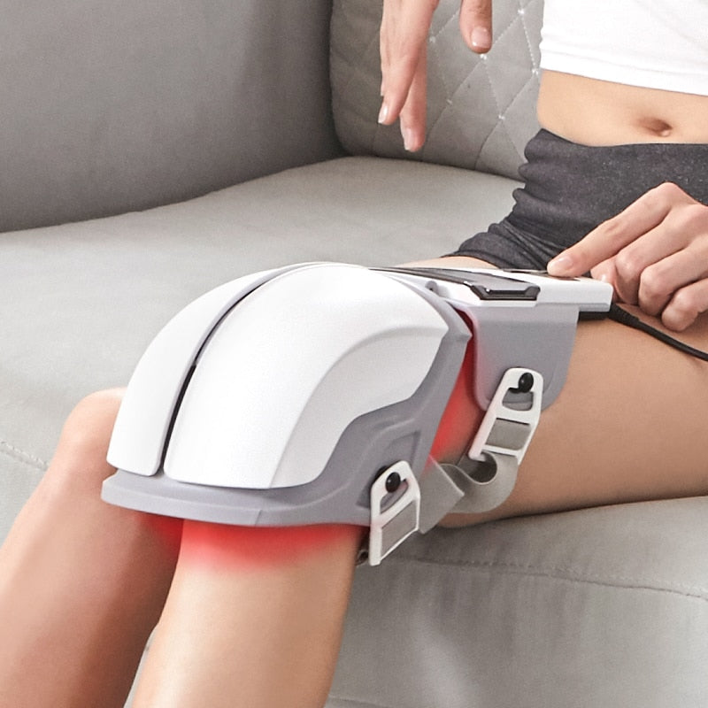 Knee Massage Multifunctional Laser Hyperthermia Electric Knee Massager Shock Pulse Joint Physiotherapy Device Leg Massage.