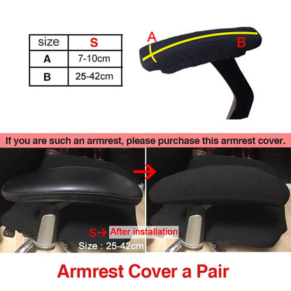 Office Computer Chair Cover Elastic Chair Cover Anti-dirty Removable Lift Chair Case Covers for Home Armchair