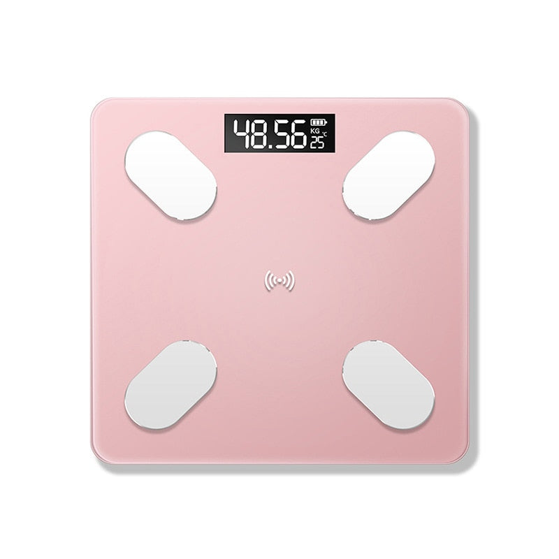 Bluetooth Body Fat Scale BMI Scale Smart Electronic Scales LCD Digital Bathroom Weight Scale Balance Body Composition Analyzer.